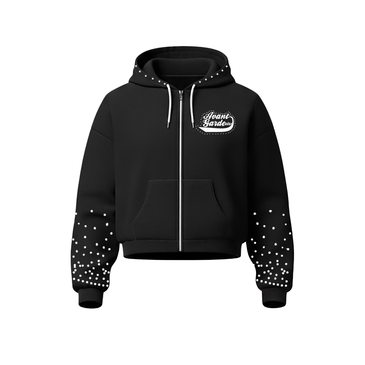 AVANT GARDE VELOUR JACKET (BLACK)