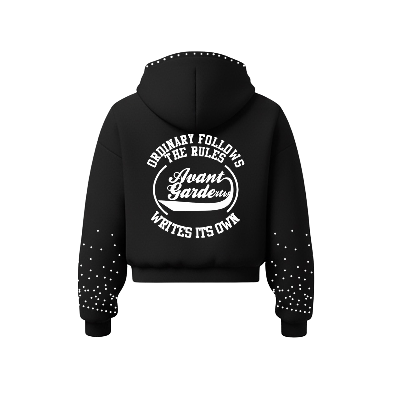 AVANT GARDE VELOUR JACKET (BLACK)