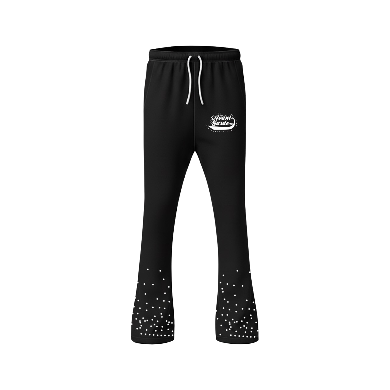 AVANT GARDE WOMENS VELOUR PANT (BLACK)