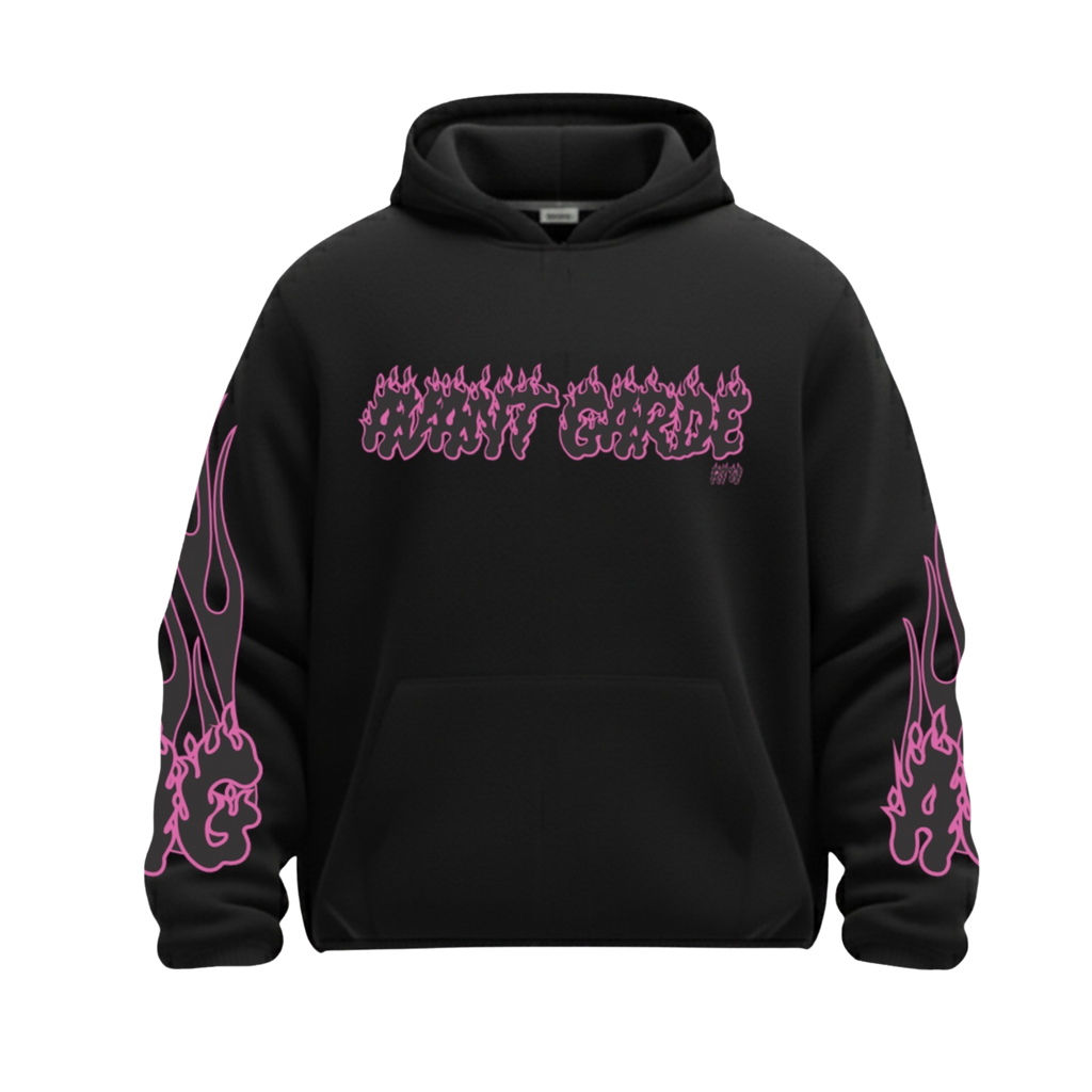 AVANT GARDE PINK BLAZE GRAPHIC HOODIE