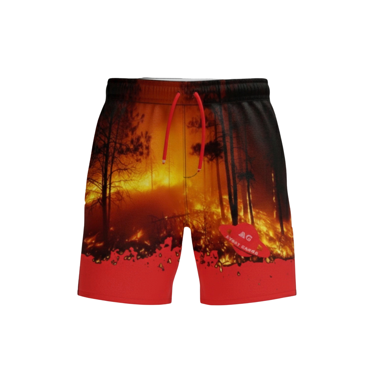 AVANT GARDE INFERNO GRADIENT SHORTS