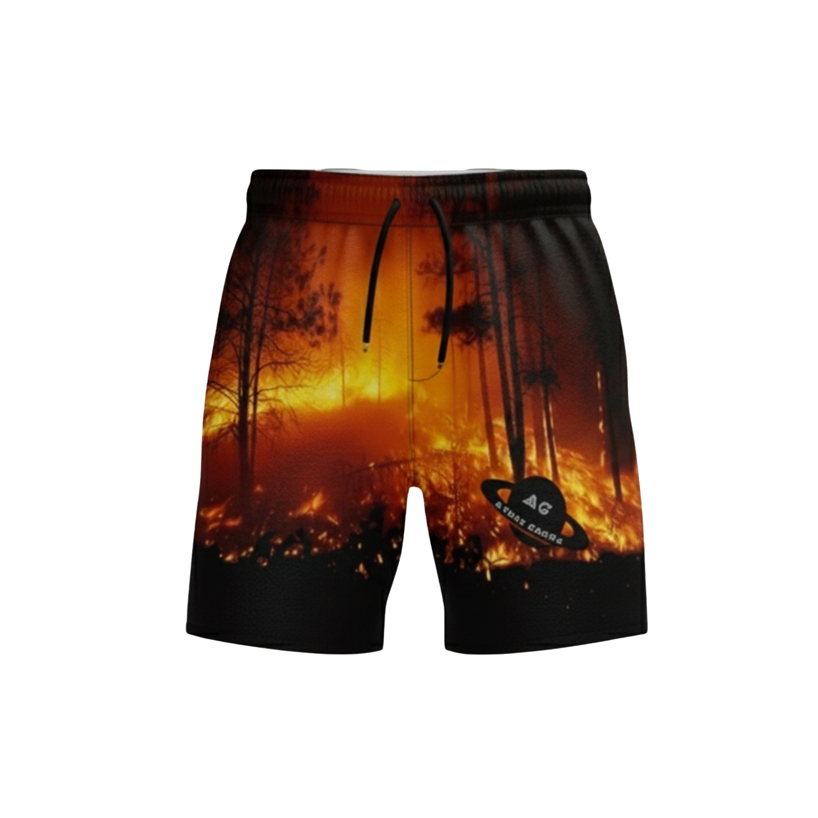AVANT GARDE INFERNO GRADIENT SHORTS