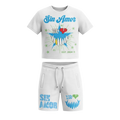 SIN AMOR  KIDS GRAPHIC WHITE SET