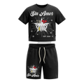 SIN AMOR KIDS GRAPHIC BLACK SET