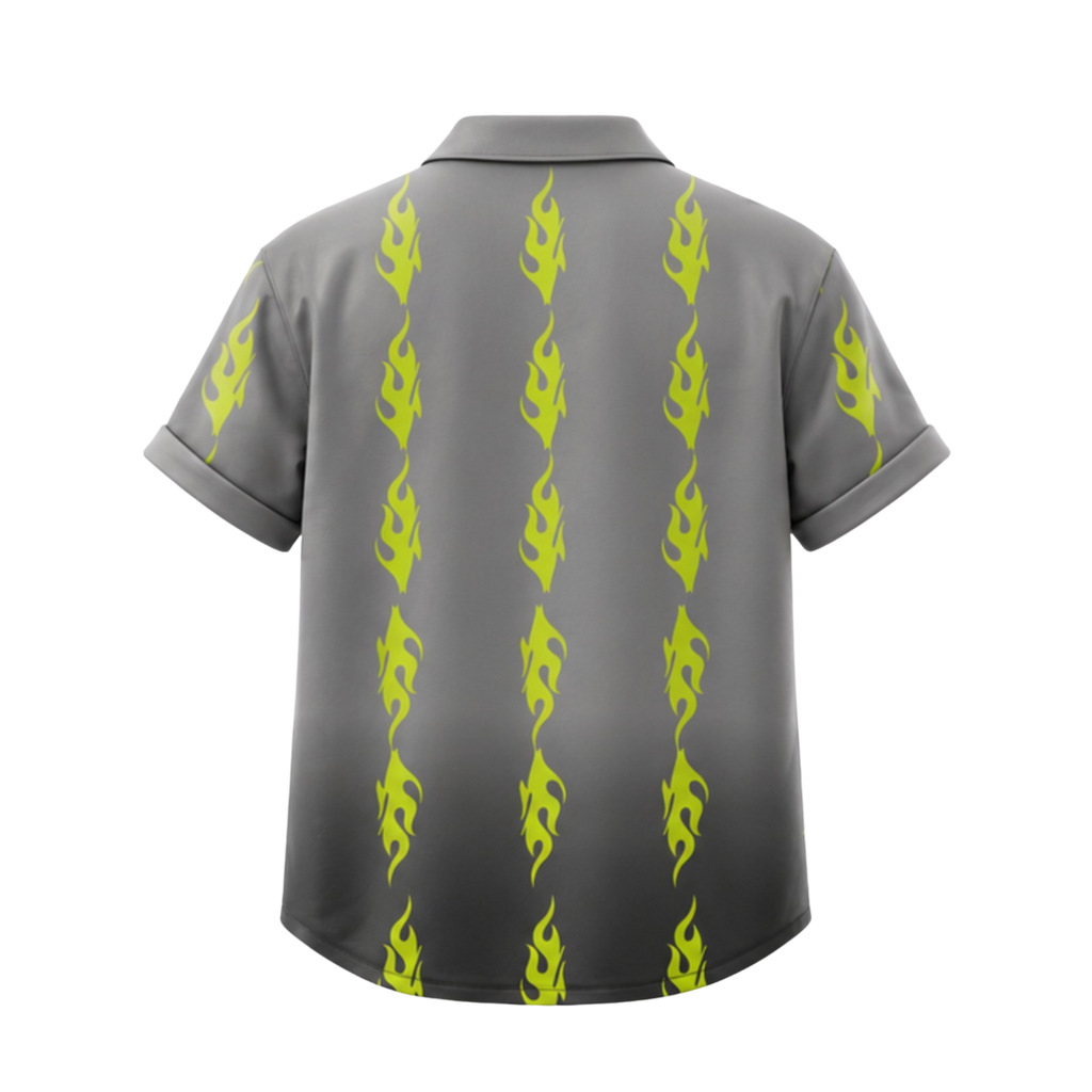 SIN AMOR FLAME BUTTON-UP