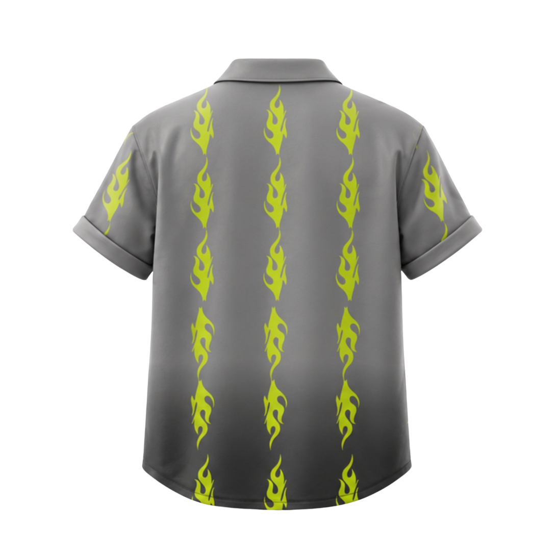 SIN AMOR FLAME BUTTON-UP
