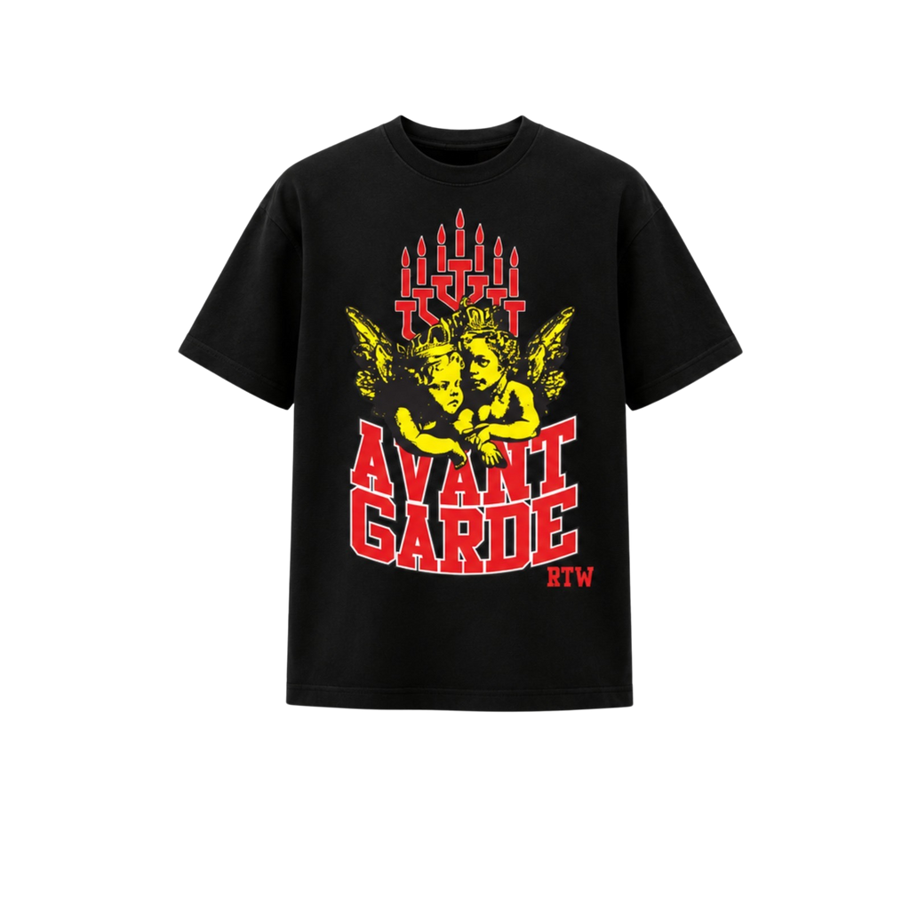 BLACK BABY ANGEL TEE