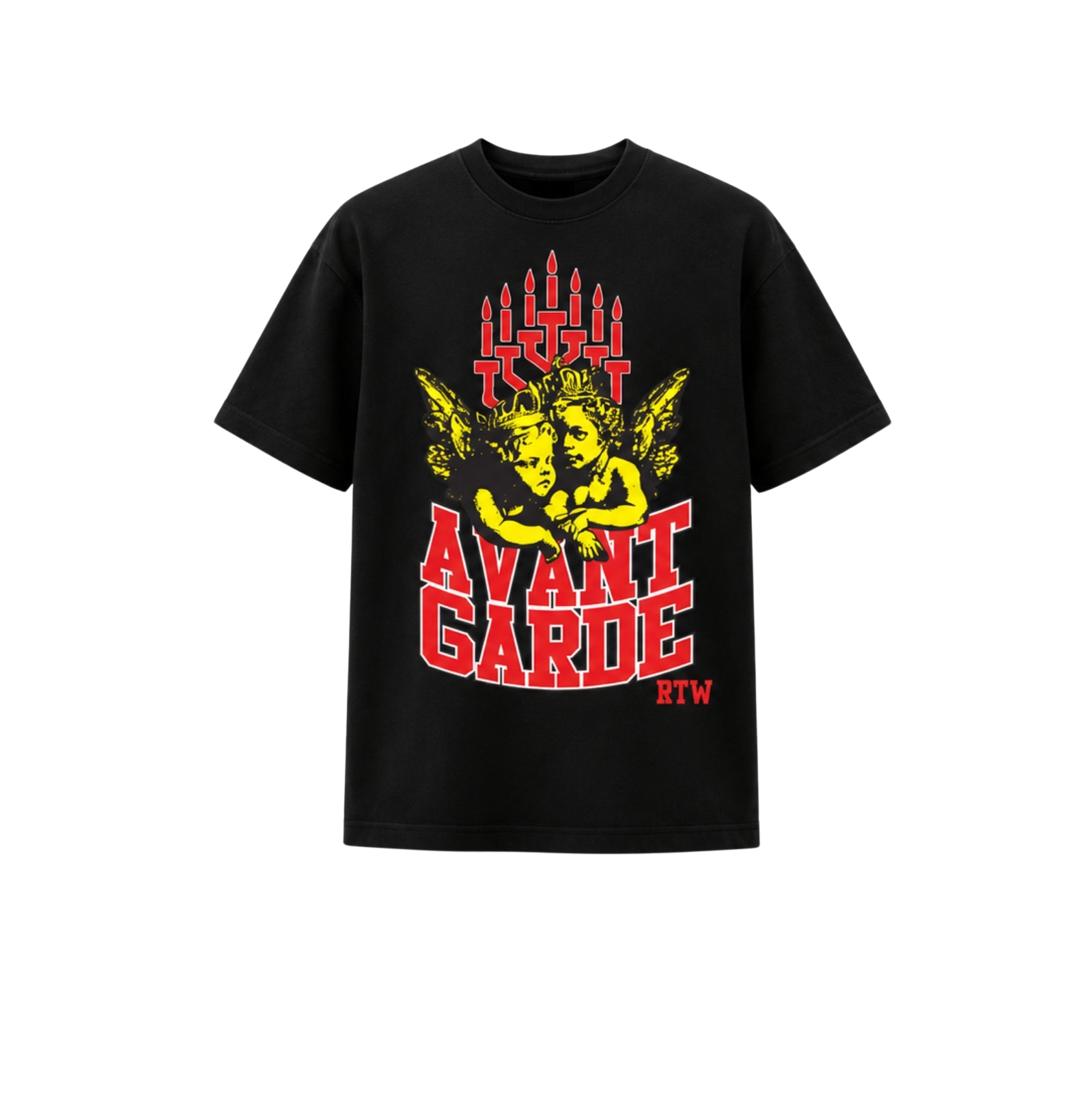 BLACK BABY ANGEL TEE