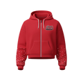 AVANT GARDE VELOUR ZIP (RED)