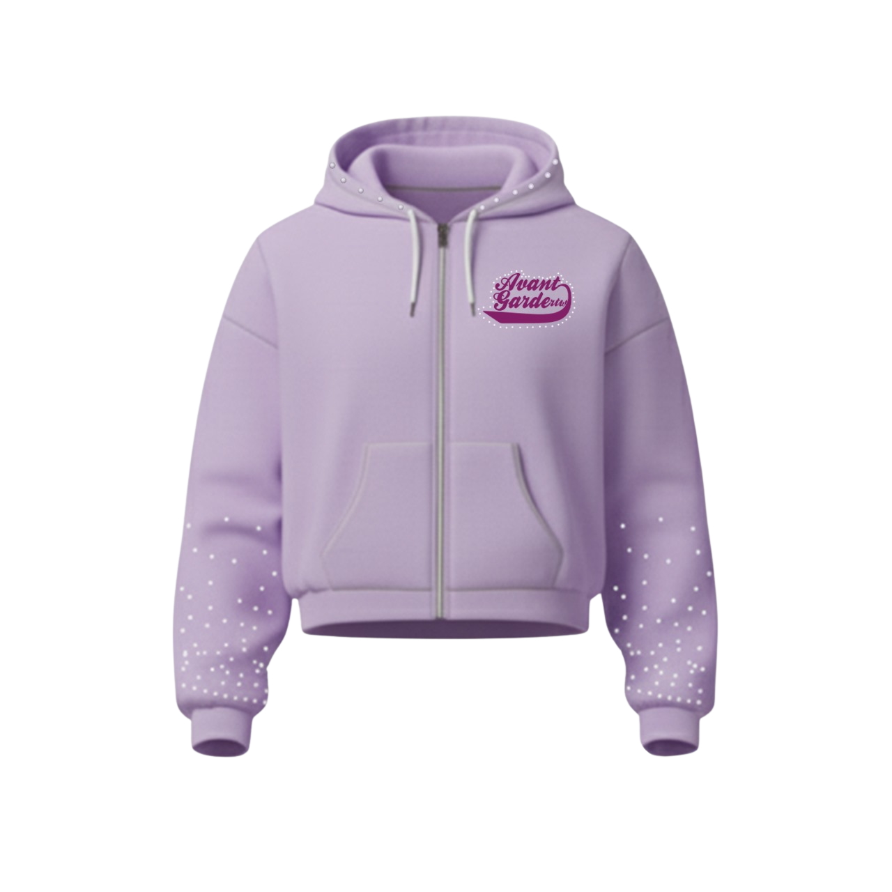 AVANT GARDE WOMENS VELOUR ZIP (HOODIE)